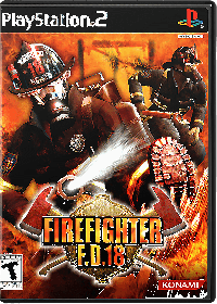 Firefighter FD 18 PAL Playstation 2  box art